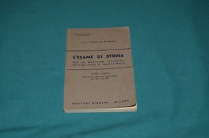 E. Bignami L'ESAME DI STORIA Parte Terza Ediz. Bignami 1967 - Foto 1 di 1