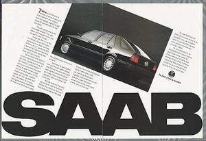1987 SAAB 9000 2-page advertisement, Saab 9000S, Canadian advert - Picture 1 of 4