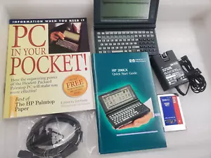 Vintage Rare HP 200LX Palmtop Handheld 2MB RAM DOS w/ Accessories - Bild 1 von 2