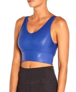 Neu mit Etikett Cycle House Sport-BH wendbar wandelbar ohne Bügel ungepolstert - blau - Medium - Bild 1 von 9