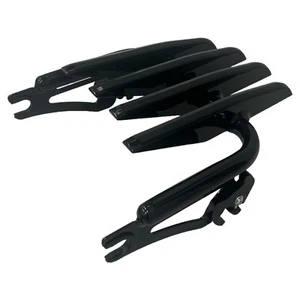 Portapacchi Stealth Staccabile Nero per Harley Davidson Touring '09-up - Foto 1 di 8
