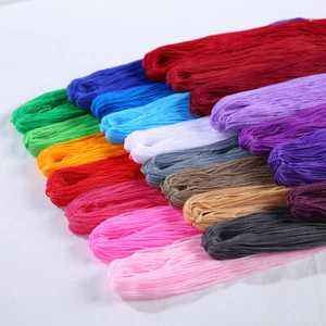 Hilo hágalo usted mismo Macrame Seda Satén Nailon Cable Trenzado Cuerda Fabricación de Joyería - Imagen 1 de 52