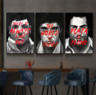3pc motivational Wall Art Pablo Escobar Tony Montana Canvas Picture Home Decor