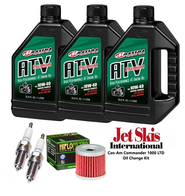 New Can-Am Commander 1000 LTD Oil Change Kit 10W40 (2011-2020) - Image 1 of 4
