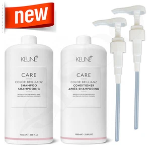 Keune Care 1L Color Brillianz Shampoo & Conditioner 1000ml + 2 x Free Pumps - Picture 1 of 3