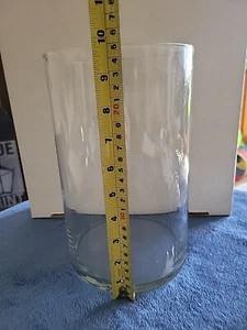 Clear Glass Cylinder Vase - Picture 1 of 3