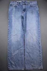 Men's 2013 Gap 1969 Jeans Standard Straight Distressed Size 32x28 (Msr 33x28) - Picture 1 of 12