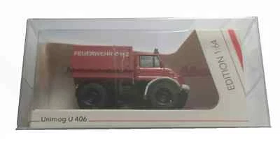 Schuco Mercedes-Benz Unimog U 406 Feuerwhr Fire Engine Diecast 1:64 - Image 1 of 3