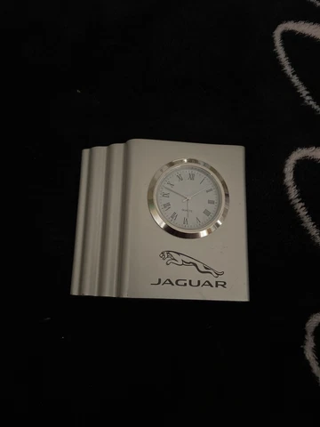 Jaguar Classic Quartz Desk Top Clock Jaguar Clock Desk Clock Cover