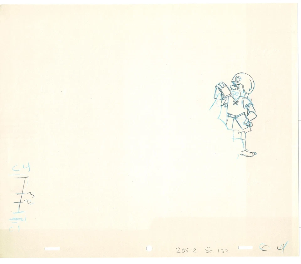 Picapiedra Frankenstones Animación Arte Celular Dibujo Hanna-Barbera 1980-1 A-05 Foto 1 de 1