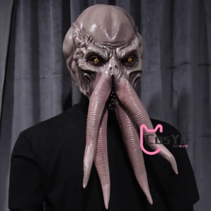 Game Baldur's 3 Lllithid Mind Flayer Mask Cosplay Octopus Monster Costume Prop - Picture 1 of 10