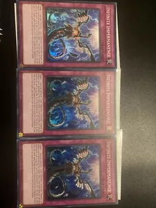 INFINITE IMPERMANENCE 3X *** PLAYSET SUPER RARE RA01-EN075 YUGIOH! NM - Picture 1 of 8