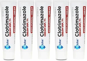 Antifungal for Athletes Foot, Jock Itch,Skin Fungus And ringworm 5 Pack - Picture 1 of 8