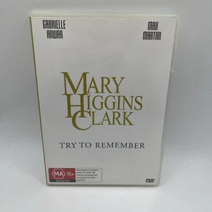 Try To Remember - R0 DVD - Mary Higgins Clarke - Gabrielle Anwar & Max Martini - Picture 1 of 3