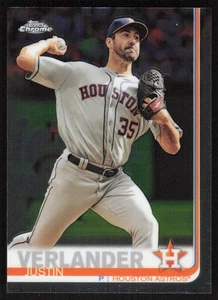 2019 Topps Chrome #28 Justin Verlander - Picture 1 of 2