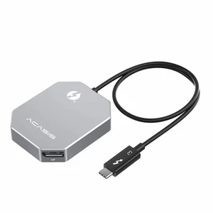 Acasis Thunderbolt 3 4K 60Hz Adattatore Doppia Porta Display per Mac/Windows - Foto 1 di 13