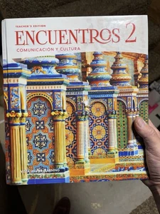 Encuentros: Comunicacion Y Cultura 2 Teacher's Edition Hardcover Spanish - Picture 1 of 6