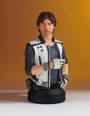 Mini Busto Gentle Giant Han Solo Star Wars Story #170/450 Alden Ehrenreich NUEVO Foto 1 de 4