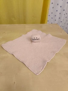Lässig Schmusetuch Katze BIO Schnuffeltuch Knitted Baby Comforter Cat rosa - Bild 1 von 11