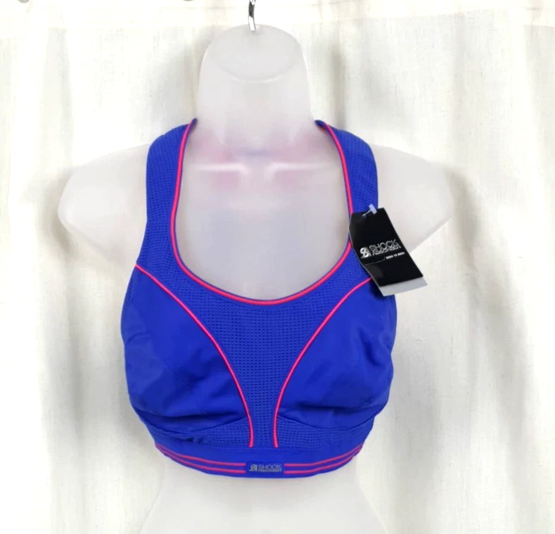 Shock Absorber Ultimate Run Sports Bra Blue Size 36D RRP £39.99 CR151 AA 12 - Image 1 of 4