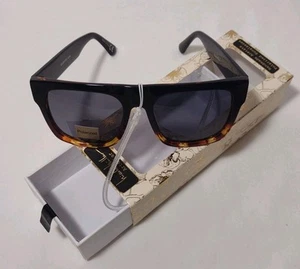 Nicole Miller Artelier Sunglasses Tortoise Shell & Black NEW IN BOX Polarized - Picture 1 of 12