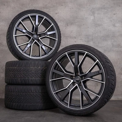 Audi RS6 Winterräder 21 Zoll 4G RS Felgen 4G0601025CL titan glanzgedreht - Bild 1 von 4