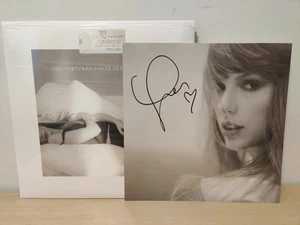 Taylor Swift The Tortured Poets Department Vinyl Signed Insert Heart TTPD - Imagen 1 de 6