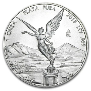 MEXICO 1 onza plata pura 2013 LIBERTAD ESTADOS UNIDOS MEXICANOS - Imagen 1 de 2