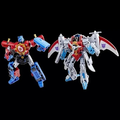 Hasbro PULSE Exclusive Steelheart Optimus Prime Starscream Set of 2 Figures New - Image 1 of 4