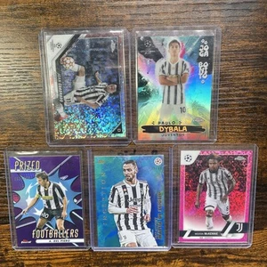 5 Card Juventus #’d Lot: Dybala, Cuadrado, Del Piero, Sciglio, Mckennie - Picture 1 of 11