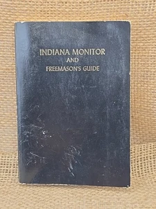 Indiana Monitor and Freemasons Guide 1975 Cromwell Lodge #705 firmado en relieve - Imagen 1 de 7