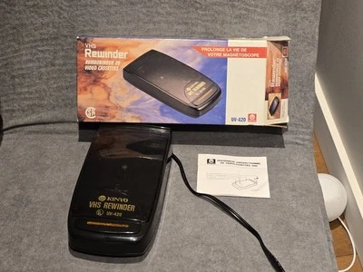 Caja abierta-KINYO UV-420 VHS Cinta Cassette Rebobinadora Máquina-Rebobinadora para VCR Foto 1 de 4