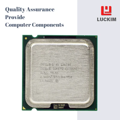 Intel Core 2 Quad QX6700 CPU - Socket 775 4 Cores 4 Threads 2.66GHz 8MB L2 Cache - Image 1 of 4