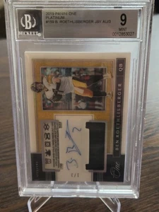 2019 Panini One Platinum #152 B. Roethlisberger Jersey Autographed 1/3 - Bild 1 von 7
