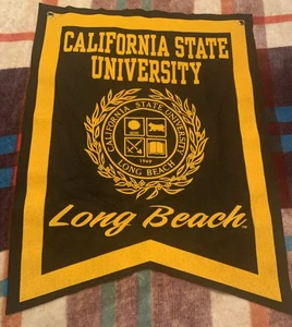 Selten! California State University Long Beach Filz Banner Wimpel - Top... - Bild 1 von 9