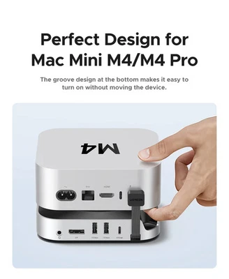 UGREEN Mac Mini M4 Dock with 4K DisplayPort, 10 Ports Docking Station with 10Gbp - Image 1 of 4