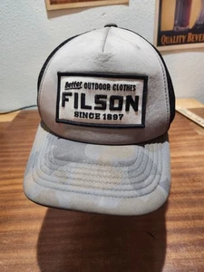 FILSON TRUCKER MESH CAMO CAP HAT ADJUSTABLE - Picture 1 of 10