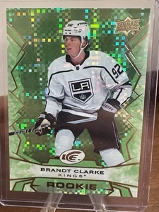 2022-23 Upper Deck Ice - Rookies Brandt Clarke #133 Green (RC) - Picture 1 of 4