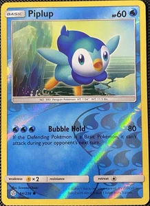 Piplup 54/236 Sm-Cosmic Eclipse Reverse Holo - Carta Pokémon - Imagen 1 de 2