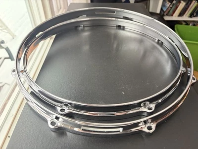 Juego de aros diecast Gibraltar 14 pulgadas 8 orejetas para tambor redoblante Foto 1 de 4