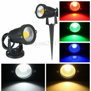 New 6W 9W COB LED Landscape Light Flood Spot Garden Path Walkway Lights 6 colors - Picture 1 of 14