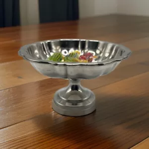 Vintage versilberte Füße gerahmt Servierschale/Süßigkeitenschale - Bild 1 von 10