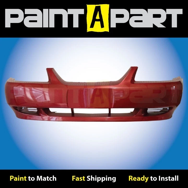 For 1999-2001 Ford Mustang (Base) Front Bumper Painted E9 Laser Red Metallic - Изображение 1 из 4