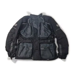 Men's BMG - British Motorcycle Gear Black Motorcycle Jacket - Size XL - Picture 1 of 22