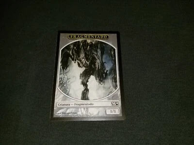 MTG 1x Magic 2014 League Promo common artifact LP Spanish Sliver Token - Image 1 of 2