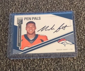 Panini Donruss Elite 2019 - Pen Pals #PP-NF Noah Fant (AU, RC) Denver Broncos - Imagen 1 de 2