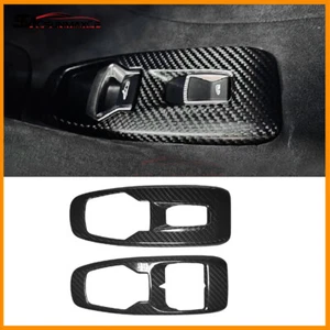 Real Carbon Car Window Lift Switch Panel Trim For McLaren GT 2019-2023 Glossy - Picture 1 of 6
