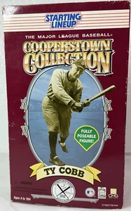 Vintage 1996 Hasbro Starting Lineup Cooperstown Collection Ty Cobb 19110 New - Picture 1 of 6