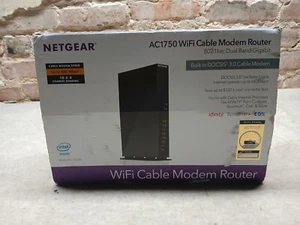 Net gear Model C6300 AC1750 WiFi Cable Modem Router Built in DOCSIS 3.0 680 Mbps - Picture 1 of 19