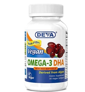 Vitaminas veganas DEVA DHA 200 mg - Imagen 1 de 4